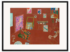 Gerahmter Kunstdruck The Red Studio - Henri Matisse