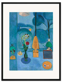 Gerahmter Kunstdruck Das blaue Fenster, 1913