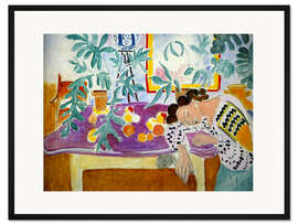 Gerahmter Kunstdruck Stillleben mit Schlafender, 1940 - Henri Matisse