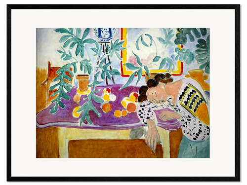 Framed art print Still Life with Sleeping Woman, 1940