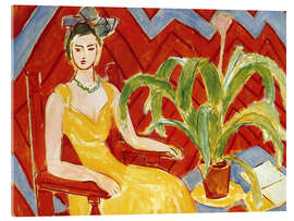 Acrylglasbild Gelbes Kleid, 1943