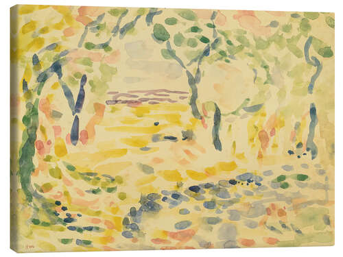 Canvas print Study for The Happiness of Living, 1905