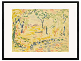 Impression artistique encadrée Étude pour Le Bonheur de Vivre, 1905 - Henri Matisse
