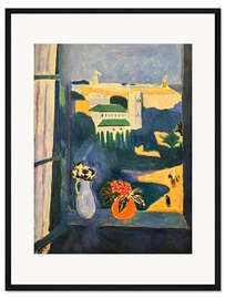 Gerahmter Kunstdruck Marokkanisches Triptychon, Blick aus dem Fenster