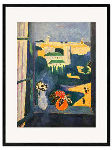 Gerahmter Kunstdruck Marokkanisches Triptychon, Blick aus dem Fenster