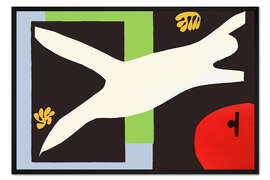 Gerahmter Kunstdruck Die Schwimmerin im Aquarium, 1947