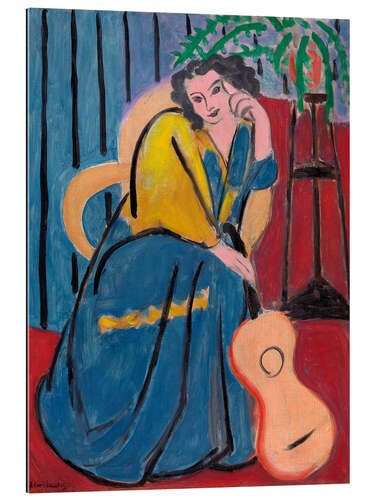 Gallery print Girl in Yellow and Blue with Guitar, 1939