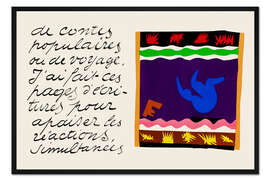 Gerahmter Kunstdruck Toboggan, Jazz, 1947