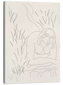 Canvas print Hérodiade, Scene l, plate ten from Poesies de Mallarmé, 1932