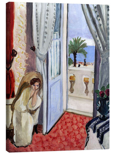 Lienzo Room at the Hotel Mediterranee, Nice, 1919