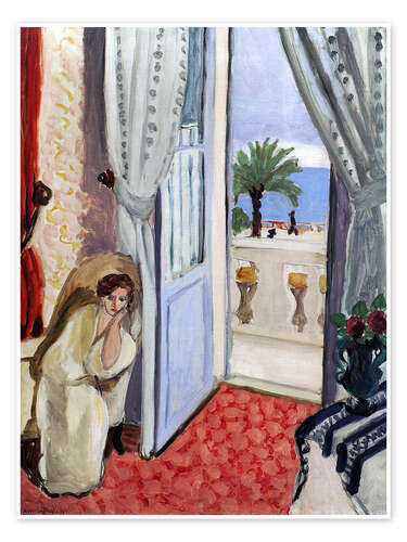 Plakat Room at the Hotel Mediterranee, Nice, 1919