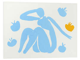 Foam board print Nude with Oranges