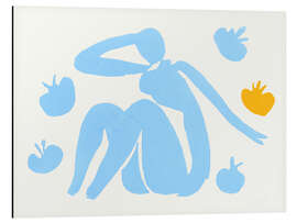 Magnettafel Akt mit Orangen