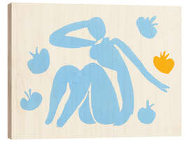 Obraz na drewnie Nude with Oranges