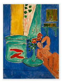 Obraz Goldfish and Sculptures, 1912 - Henri Matisse