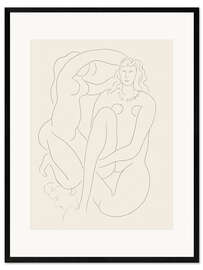 Gerahmter Kunstdruck Hérodiade, Scène lll, from Poesies de Mallarmé, 1932