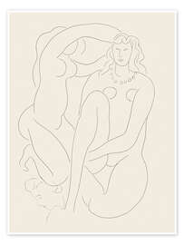 Wall print Hérodiade, Scène lll, from Poesies de Mallarmé, 1932 - Henri Matisse