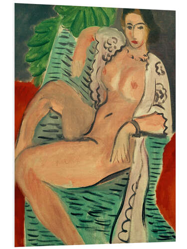 Foam board print Nude with Cloth, 1936