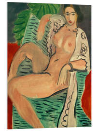 Stampa su plexi-alluminio Nude with Cloth, 1936