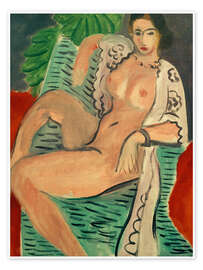 Póster Nude with Cloth, 1936 - Henri Matisse