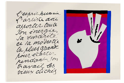 Tableau en verre acrylique L'avaleur de sabres, Jazz, 1947 I