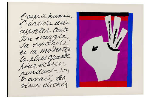 Aluminium print The Sword Swallower, Jazz, 1947 I
