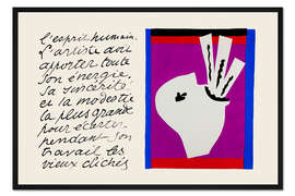 Gerahmter Kunstdruck Der Schwertschlucker, Jazz, 1947 I