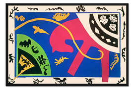 Gerahmter Kunstdruck Jazz: Horse, 1944 - Henri Matisse
