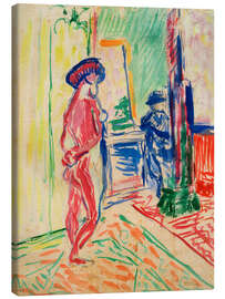 Canvas print Marquet paints a nude, In Manguin's studio, 1905 - Henri Matisse