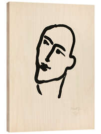 Wood print Nadia, Mask, 1948 - Henri Matisse