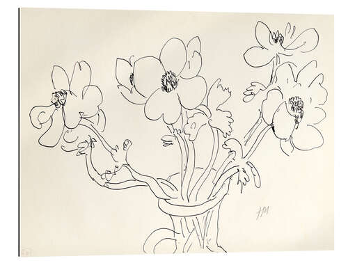 Gallery print Anémones in a Vase, 1944