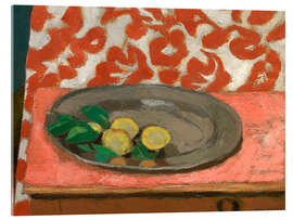 Quadro em acrílico Lemons on a pewter plate, 1926