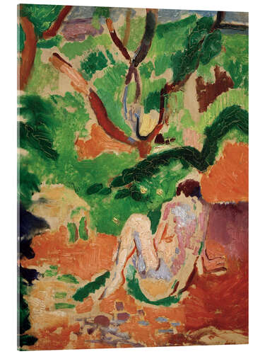 Akrylglastavla Nude in the Forest, 1906