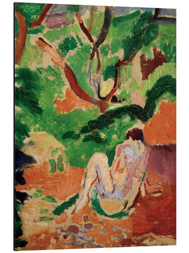 Obraz na aluminium Nude in the Forest, 1906