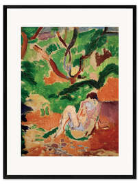 Impression artistique encadrée Nu dans la forêt, 1906