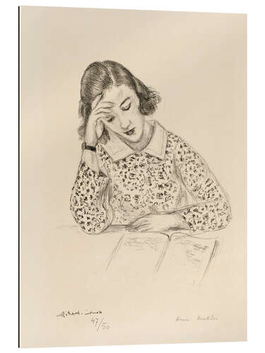 Galleriataulu Reading Girl, 1923