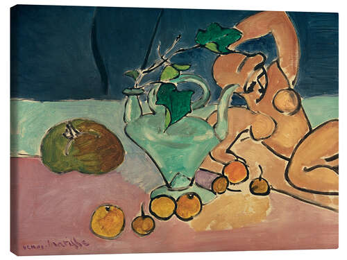 Canvas print Sculpture and Vase with Ivy, 1916