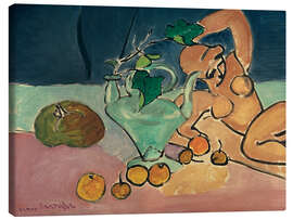 Canvas print Sculpture and Vase with Ivy, 1916 - Henri Matisse