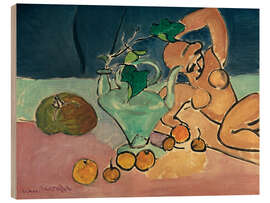 Holzbild Skulptur und Vase mit Efeu, 1916 - Henri Matisse