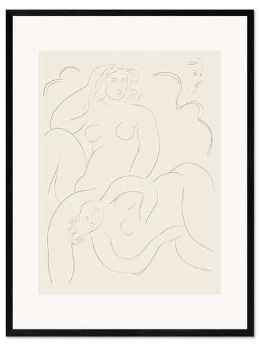 Ingelijste kunstdruk L’Après-Midi d’un Faune: Égloue, Poesies de Mallarmé, 1932