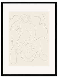 Ingelijste kunstdruk L’Après-Midi d’un Faune: Égloue, Poesies de Mallarmé, 1932