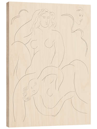 Tableau en bois L’Après-Midi d’un Faune: Égloue, Poesies de Mallarmé, 1932