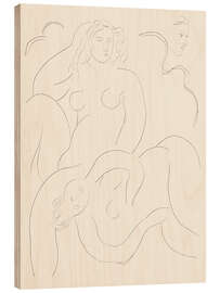 Tableau en bois L’Après-Midi d’un Faune: Égloue, Poesies de Mallarmé, 1932