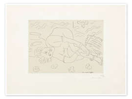 Wall print Study of Nude, Reversed, 1929 - Henri Matisse