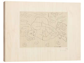 Wood print Study of Nude, Reversed, 1929 - Henri Matisse