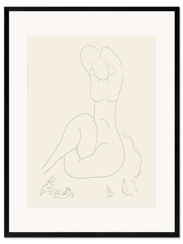 Impresión de arte enmarcada Source soie..., plate 28 from Poetry de Mallarmé, 1932