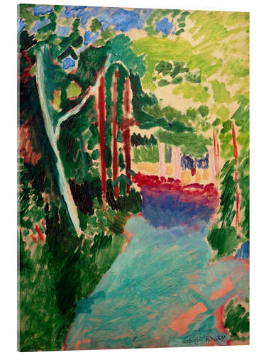 Tableau en verre acrylique Barbizon, 1909