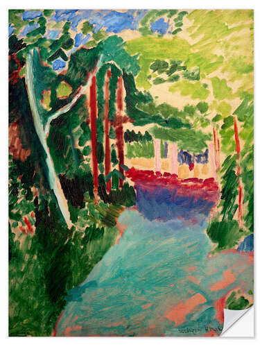 Selvklæbende plakat Barbizon, 1909