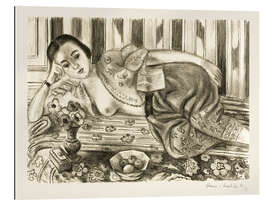 Galleriprint Odalisque in Red Satin Pantaloons, 1925