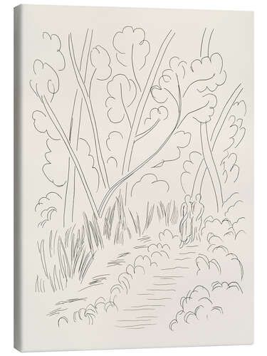 Canvas print Prose (Pour des Esseintes), plate 19 from Poetry de Mallarmé, 1932